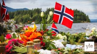Norjan kansallinen muistotilaisuus Breivikin iskun uhreille : 22.07.2021 22.37
